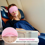Aneco masque-sommeil douceur polyester, peau douce pour le repos.
