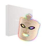 ANGAUSS Masque lumineux à 7 couleurs pour le visage, éclairage ciblé pour le soin quotidien.