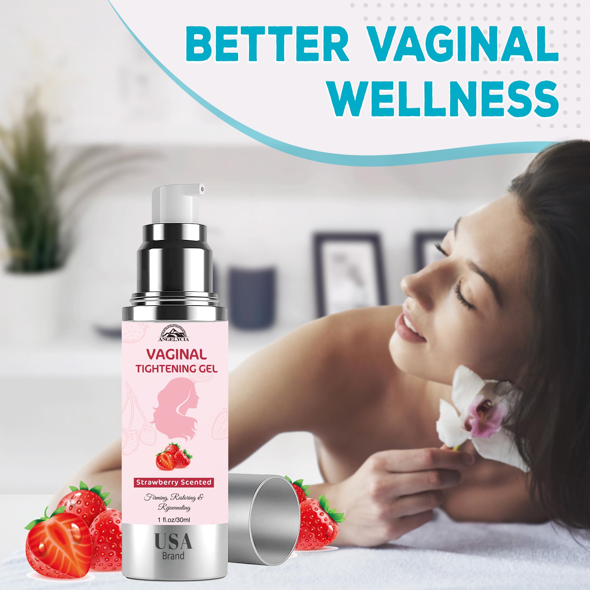 Parfum fraise ANGELYCIA evoquant un rituel matinal frais.