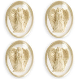 AngelStar pierre d'apaisement Angelight tenue dans les mains pour calmer l'esprit.