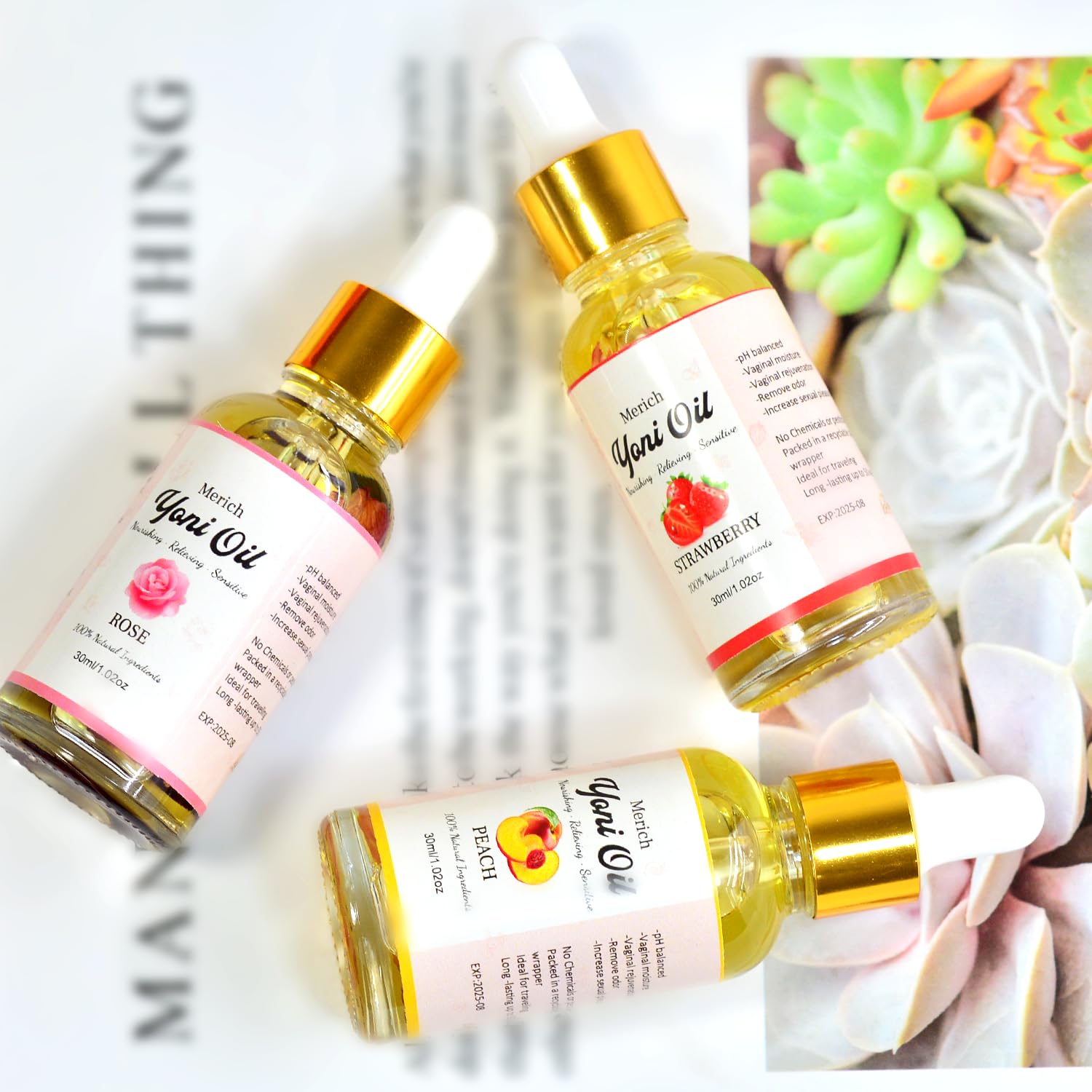 ANGELYCIA MERICH huile yoni – douceur naturelle et usage polyvalent.