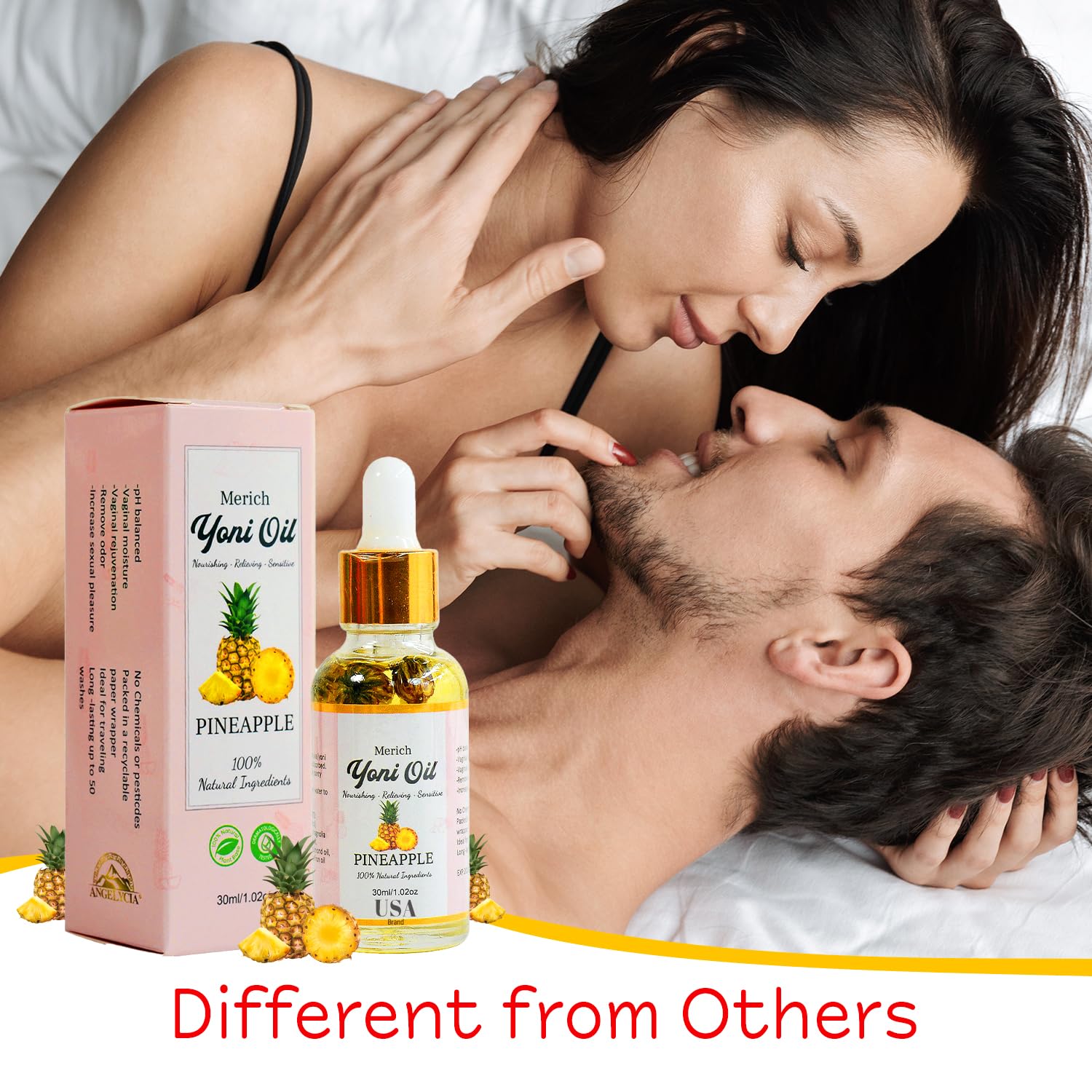 ANGELYCIA MERICH: extrait fraise vibrant pour note fruitée et plaisante.