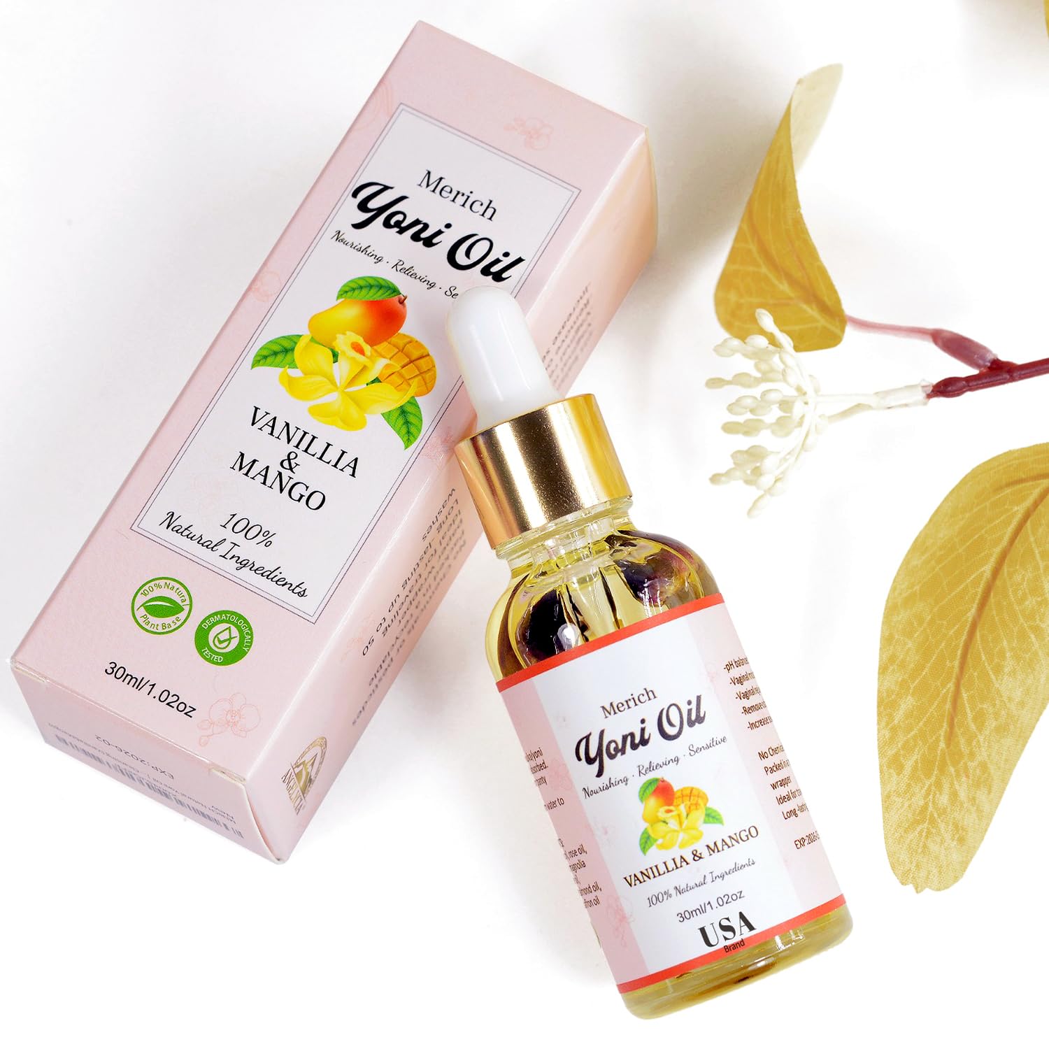 ANGELYCIA MERICH Huile Yoni – Solution naturelle pour le soin intime féminin.
