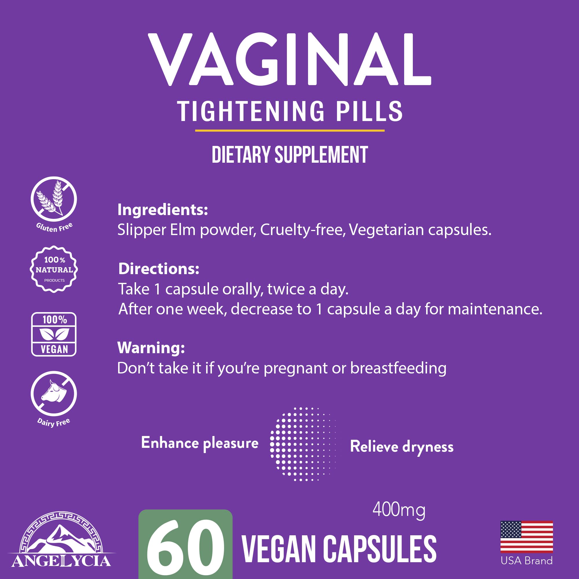 ANGELYCIA, solution-vaginale-intégrale: amélioration potentielle de l'hydratation et du raffermissement.