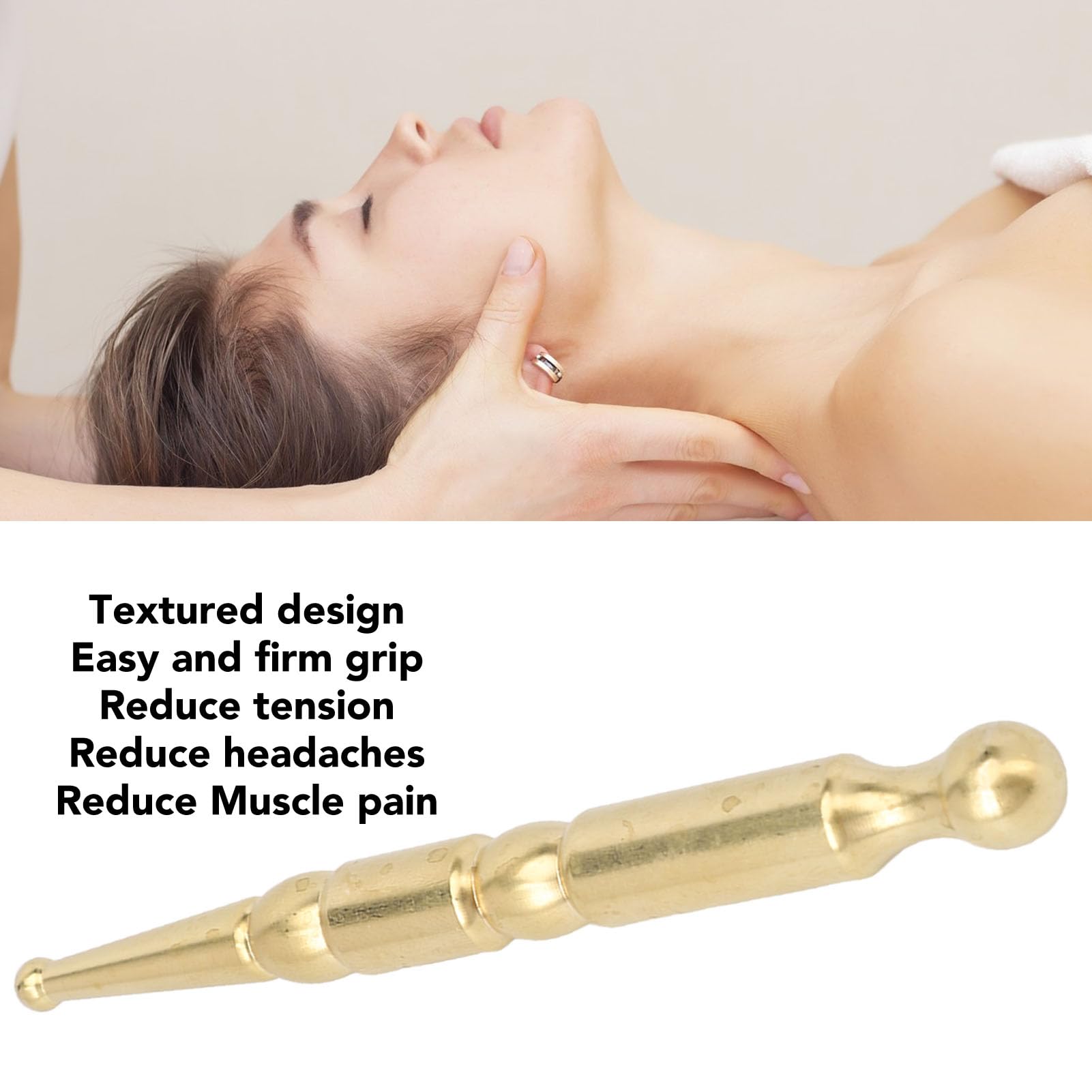 ANGGREK stylo acupression manche texturé offre prise stable et confort.
