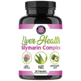 Angry Supplements Silymarine: bouteille, soutien du foie et détox naturelle possible.