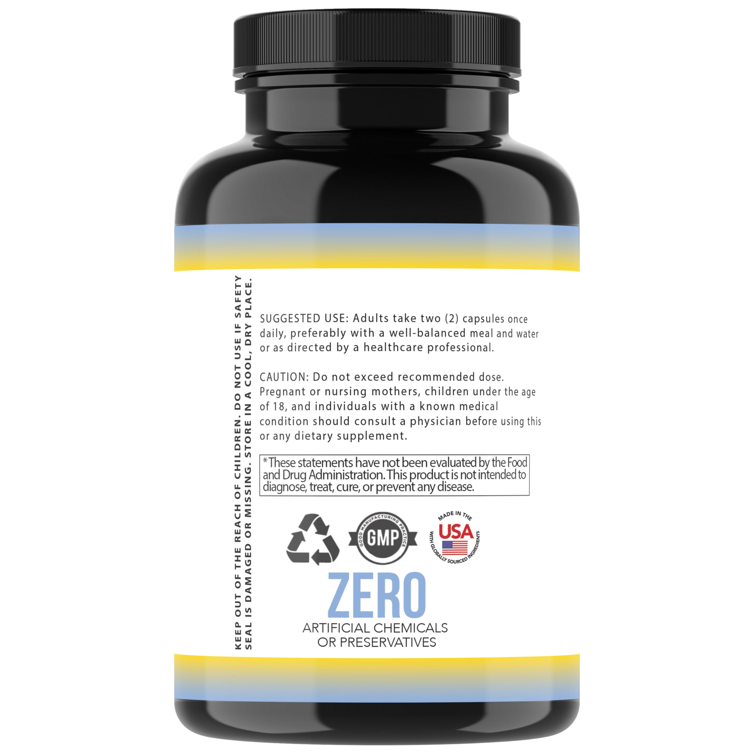 Capsules Stress Less favorisant clarté mentale et résistance au stress.