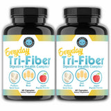 Angry Supplements Tri-Fiber: bouteille avec étiquette, soutien digestif quotidien et régularité.
