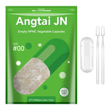 Angtai JN capsules vides taille 00 dans un emballage clair, idéal pour vos préparations.