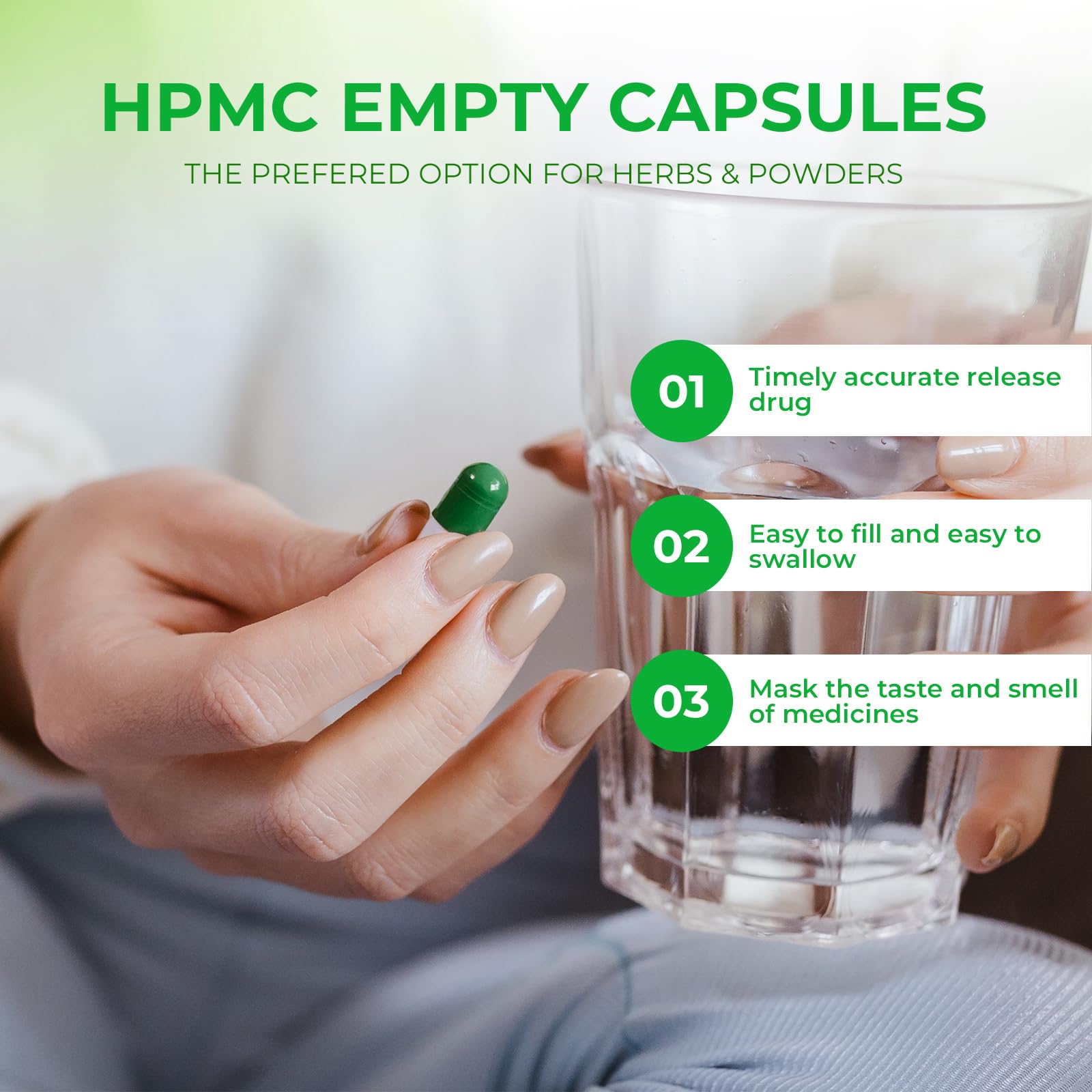 Angtai JN capsules vides taille 00, scellage double pour éviter les fuites.