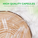 Angtai JN capsules vides taille 00 translucides, préservent les arômes lors du remplissage.