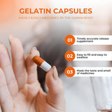 Design double verrou Angtai JN, sécurité renforcée pour le contenu des capsules.