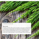 Étiquette bio Anima Mundi Apothecary montrant l’engagement bio et durable