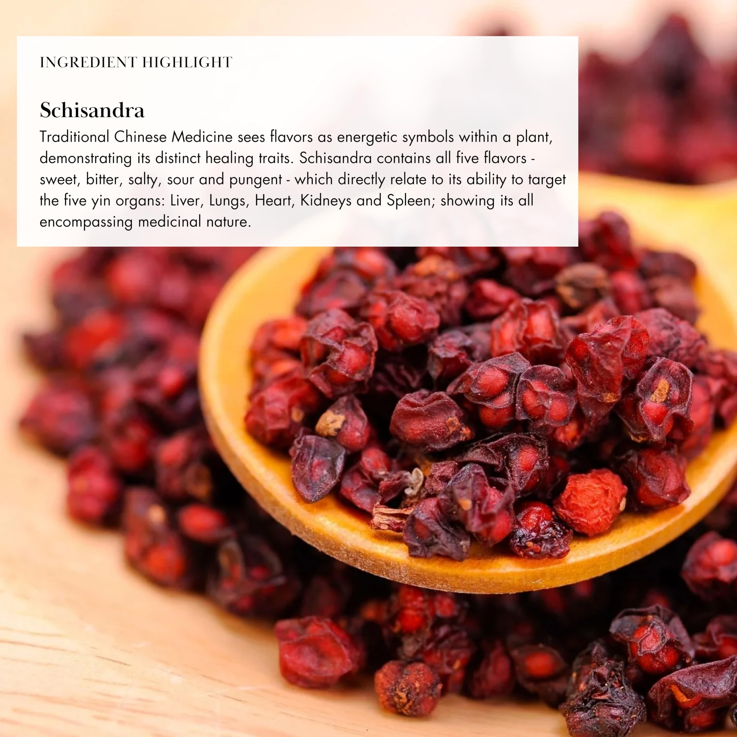 Ingrédients clés Anima Mundi Apothecary, mélange végétal et adaptogène pour beauté naturelle