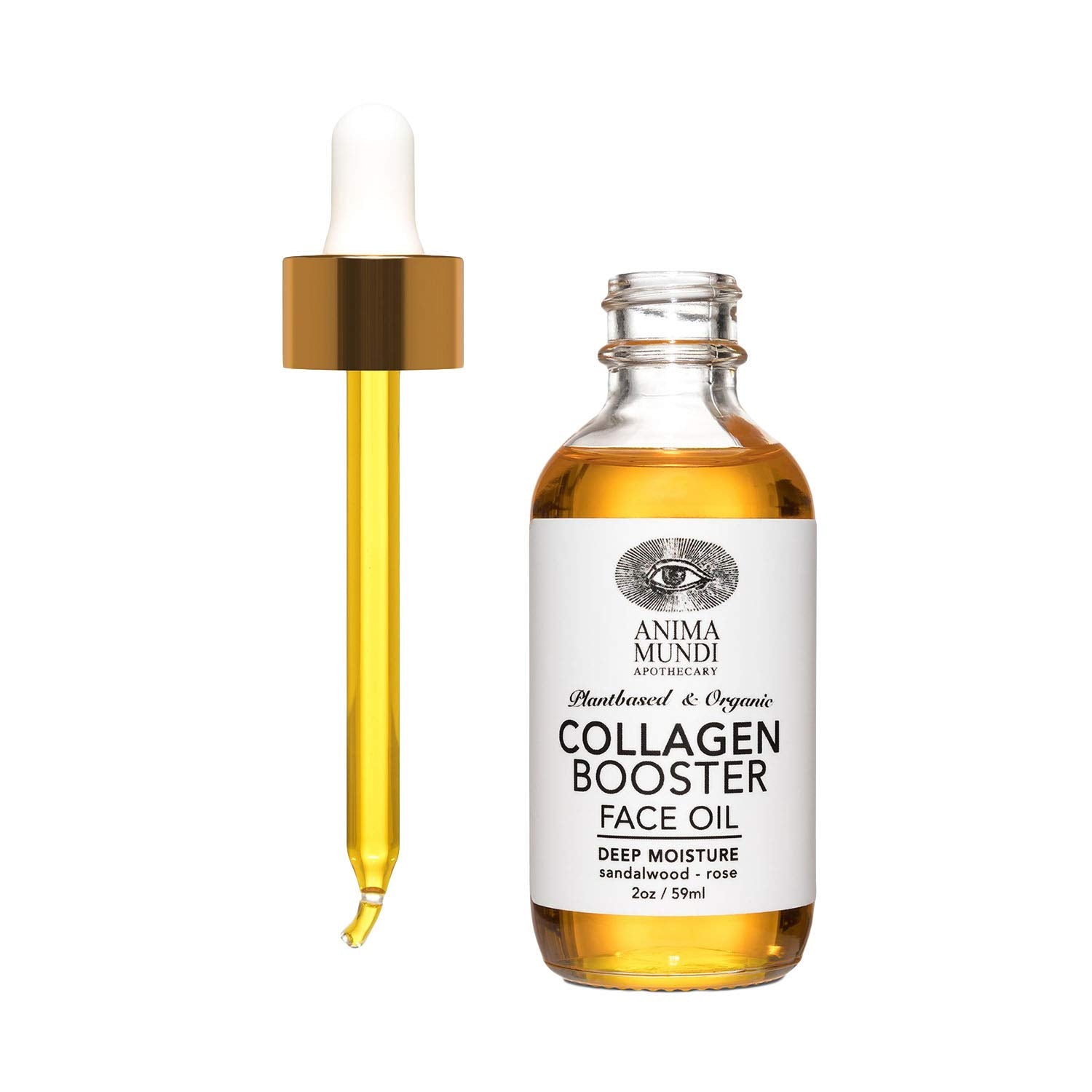 Anima Mundi Huile Visage Collagene flacon-pour hydratation et éclat