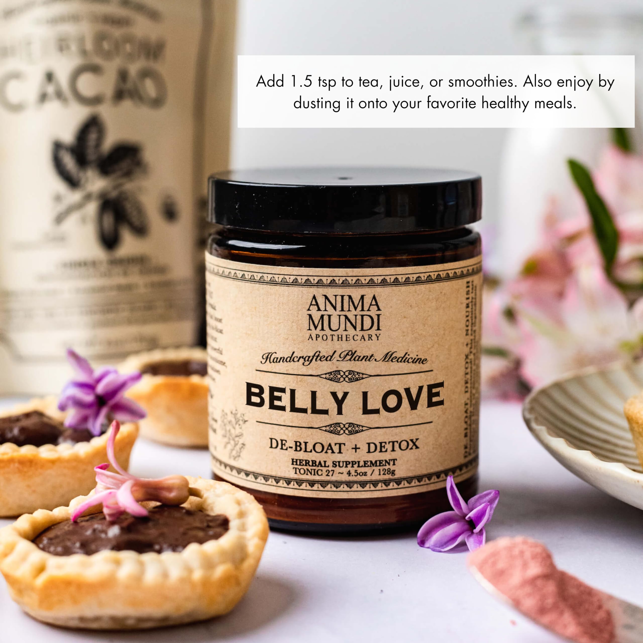 Anima Mundi Belly Love Poudre, texture fine et légère.