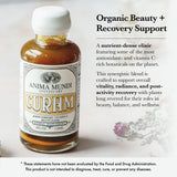 Anima Mundi Curam Elixir: mélange antioxydant pour un rituel quotidien de soins.