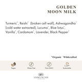 Anima Mundi Golden Moon Milk – emballage durable et ingrédients sourcés durablement.