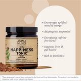 Anima Mundi Happiness Tonic pot : forme pratique et dégustation aisée.