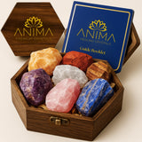 Anima Premium 7 Chakras Améthyste brute pour l'harmonie des chakras.