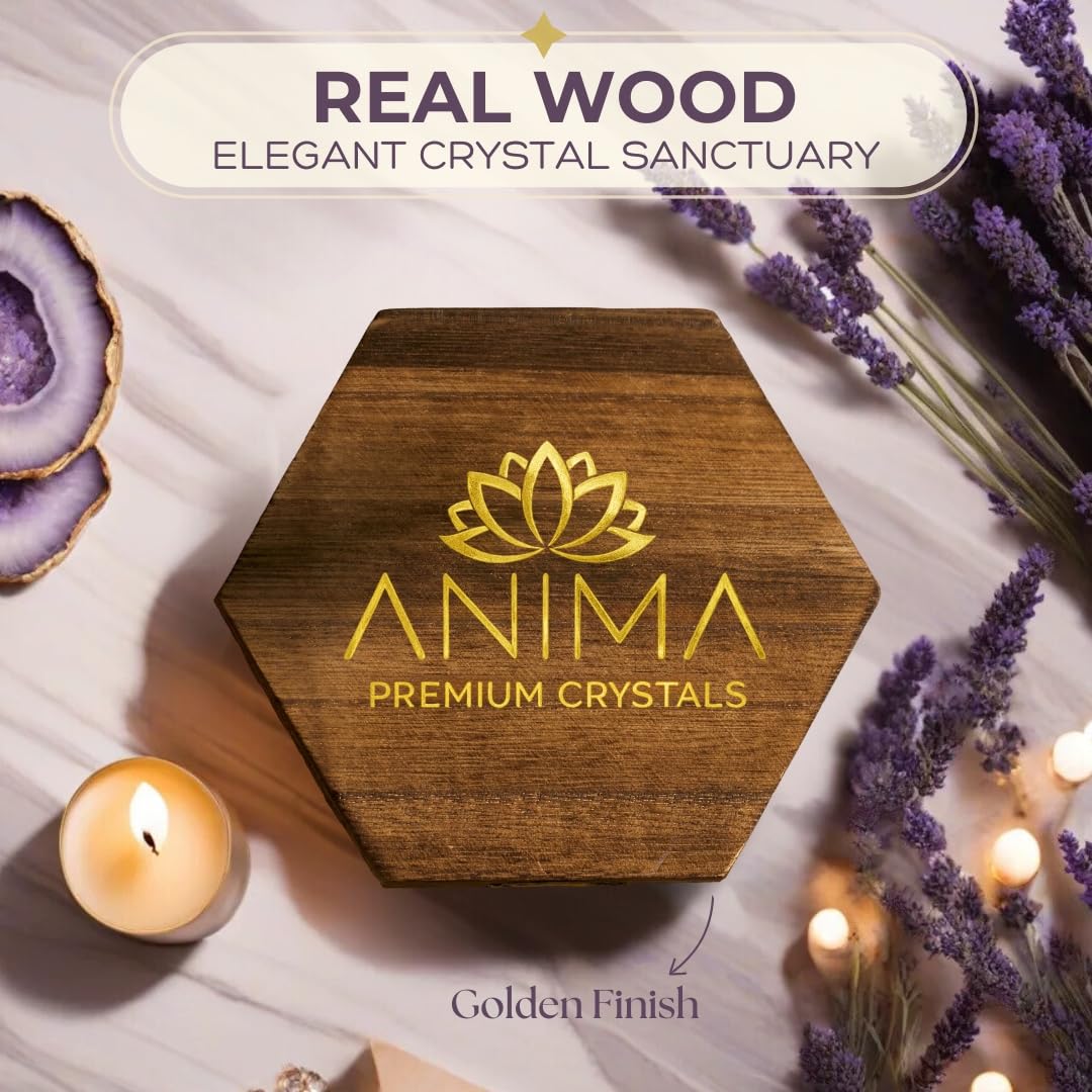 Anima Premium 7 Chakras Citrine brute offre énergie positive et clarté d'esprit.