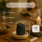 Anima tourmaline noire dans son écrin premium, cadeau élégant et prêt à offrir.