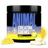Animal Créatine Chews emballage citron glace, pratique pour une dose rapide avant l'entrainement.