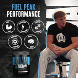 Animal Creatine Monohydrate poudre à mélanger dans une boisson.