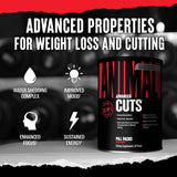 Animal Cuts : ingrédients 17 actifs stimulant le métabolisme et l'énergie pendant l'entraînement.