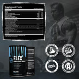 Animal Flex tableau de dosage simplifié pour routine sportive