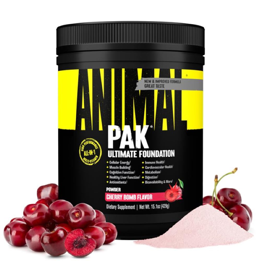 Animal Pak montre sa boîte de dosage pratique pour vos séances quotidiennes.