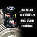 Animal Pak, composition 8 essentiels, nutrition complète en une solution.