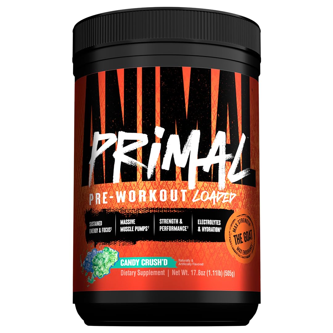 Bouteille Animal Primal prête à l’emploi pour booster l’énergie avant l’entraînement.