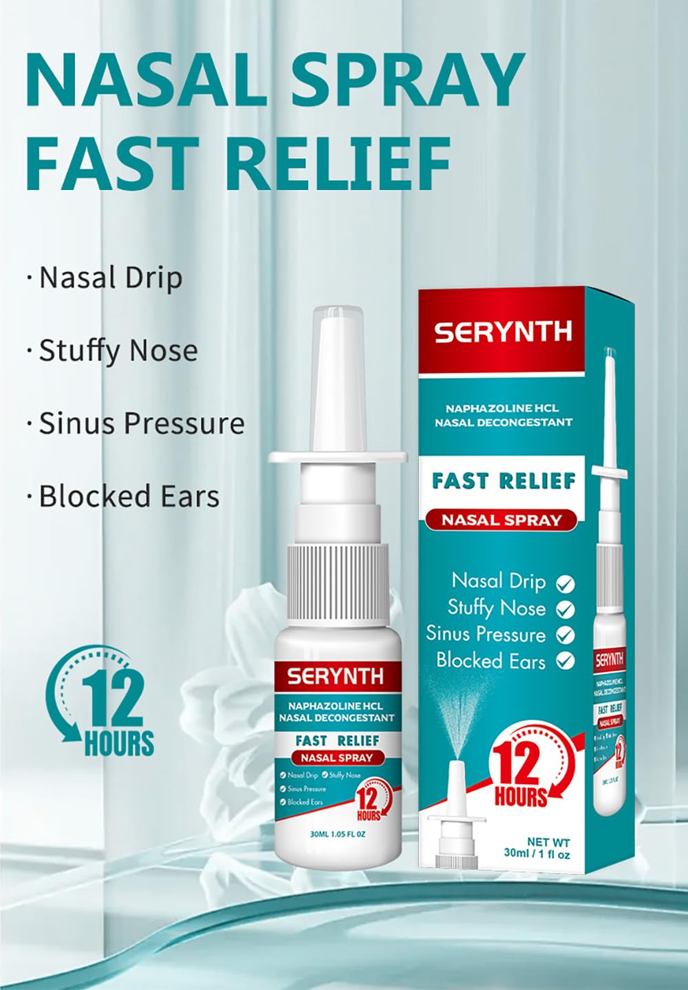 Anisx spray nasal – applicateur pompe, application précise pour décongestion ciblée.