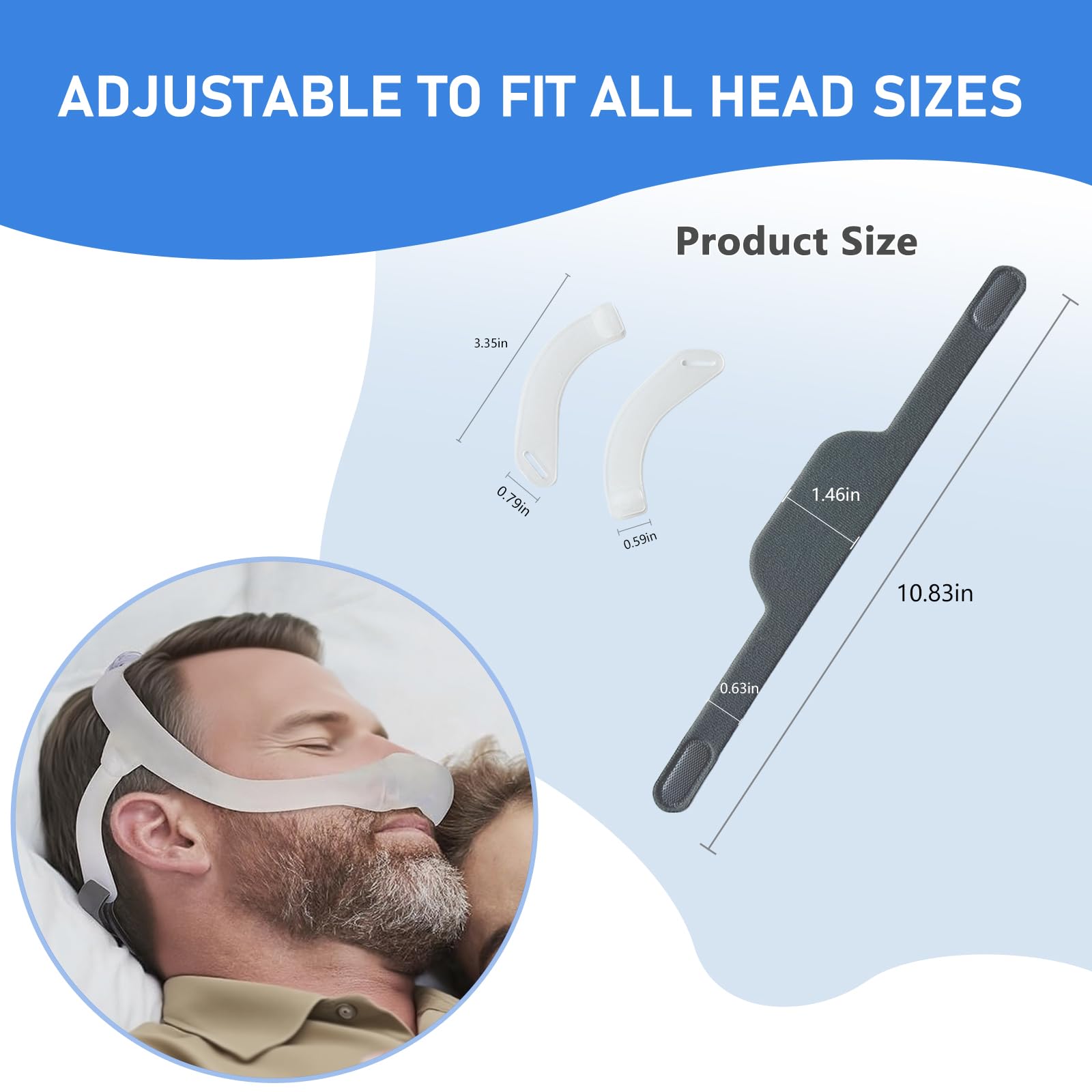ANMOZJIA DreamWear compatibilite-nasal-et-oreiller assure flexibilité avec vos masques
