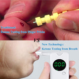 Anntoo Ketone Breath Meter affiche clairement les résultats de cétose