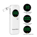 Anntoo Ketone Breath Meter indicateurs LED indiquant le statut de la mesure