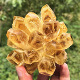 Anseqinzh groupe pierres naturelles énergie lumineuse réfléchie.