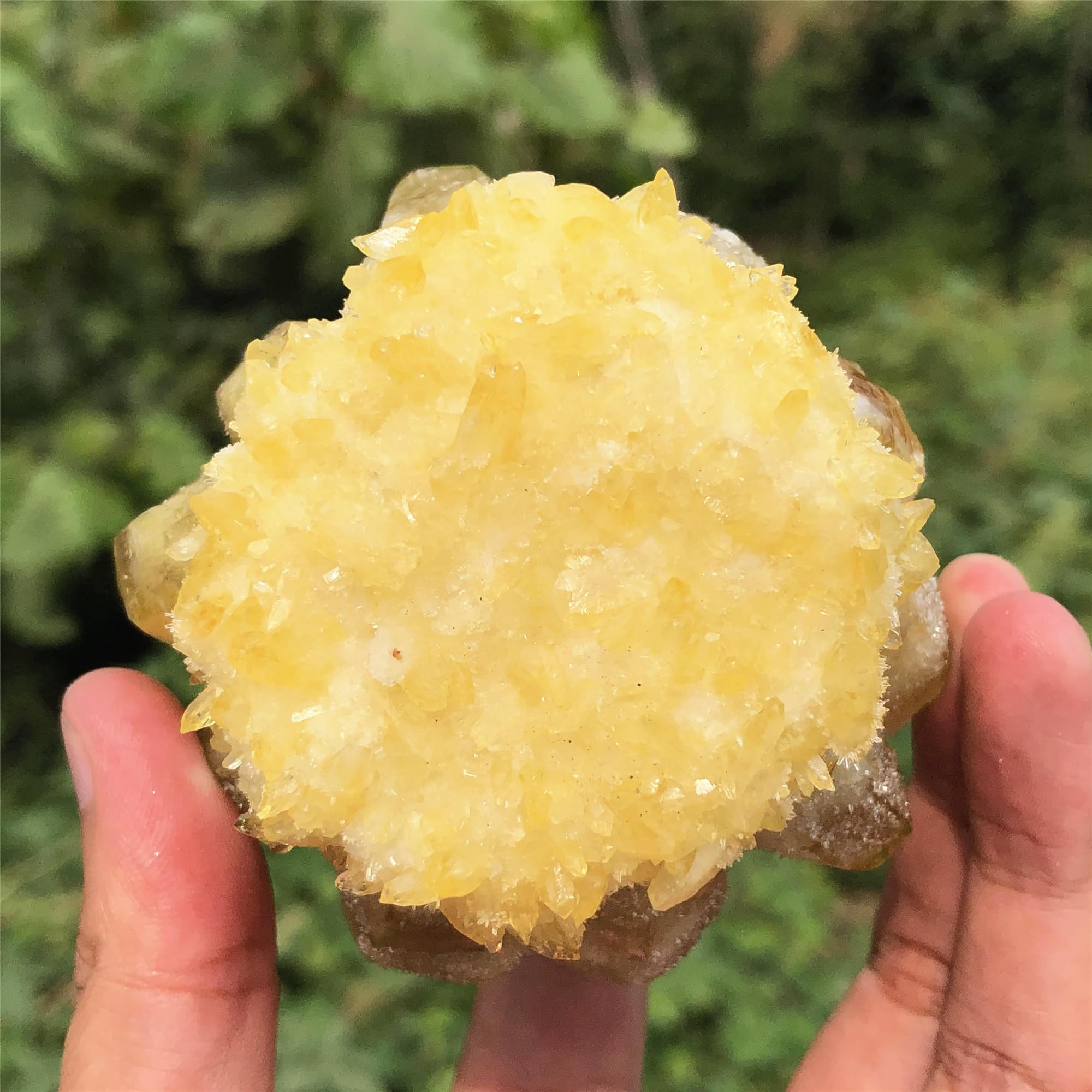 Anseqinzh quartz citrine surface naturelle et détente.
