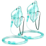 ANSNF masque d’oxygène visage avec tube long pour usage mobile et flexible.