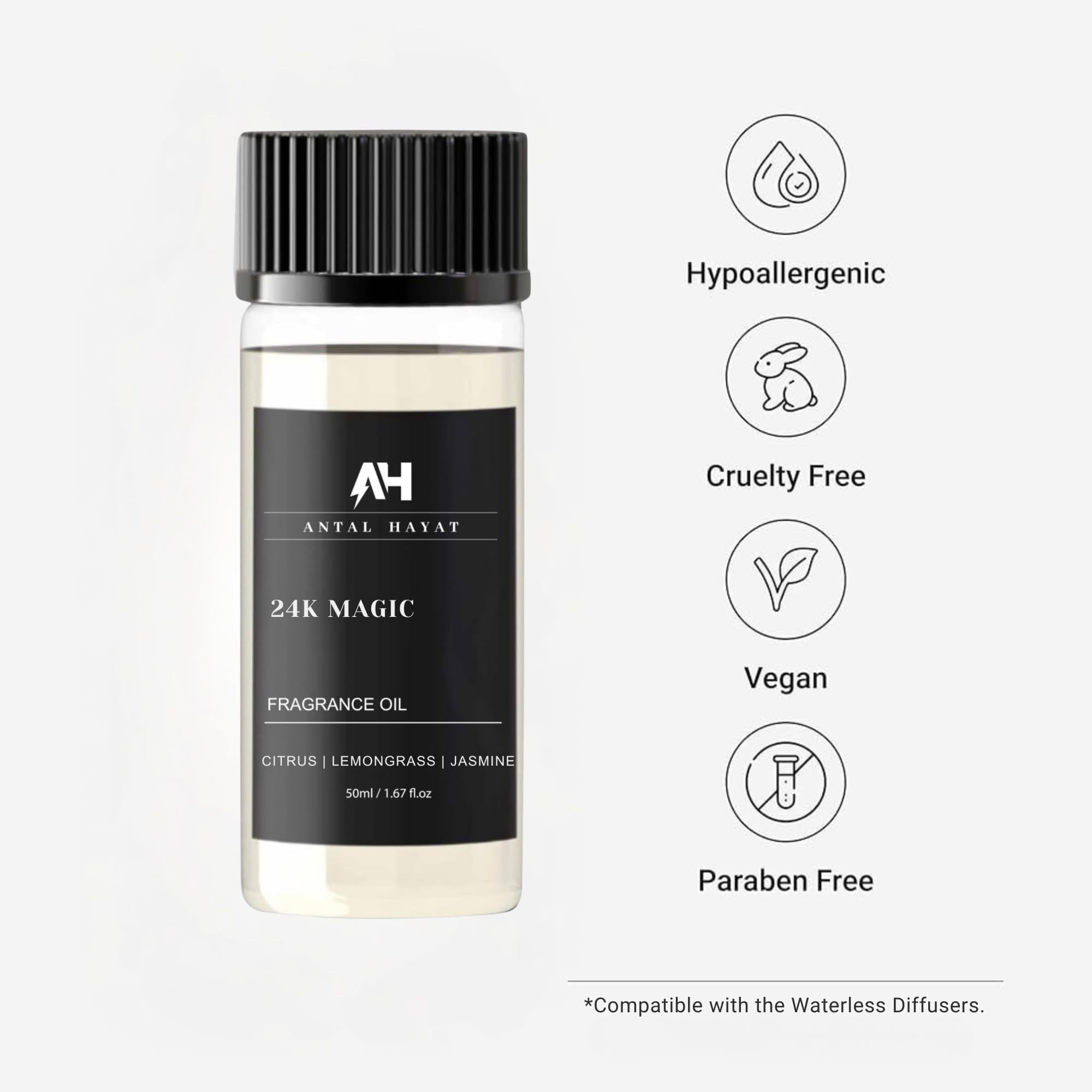 ANTAL HAYAT 24K Magic: Ambiance salon luxueuse, parfume votre espace avec raffinement.