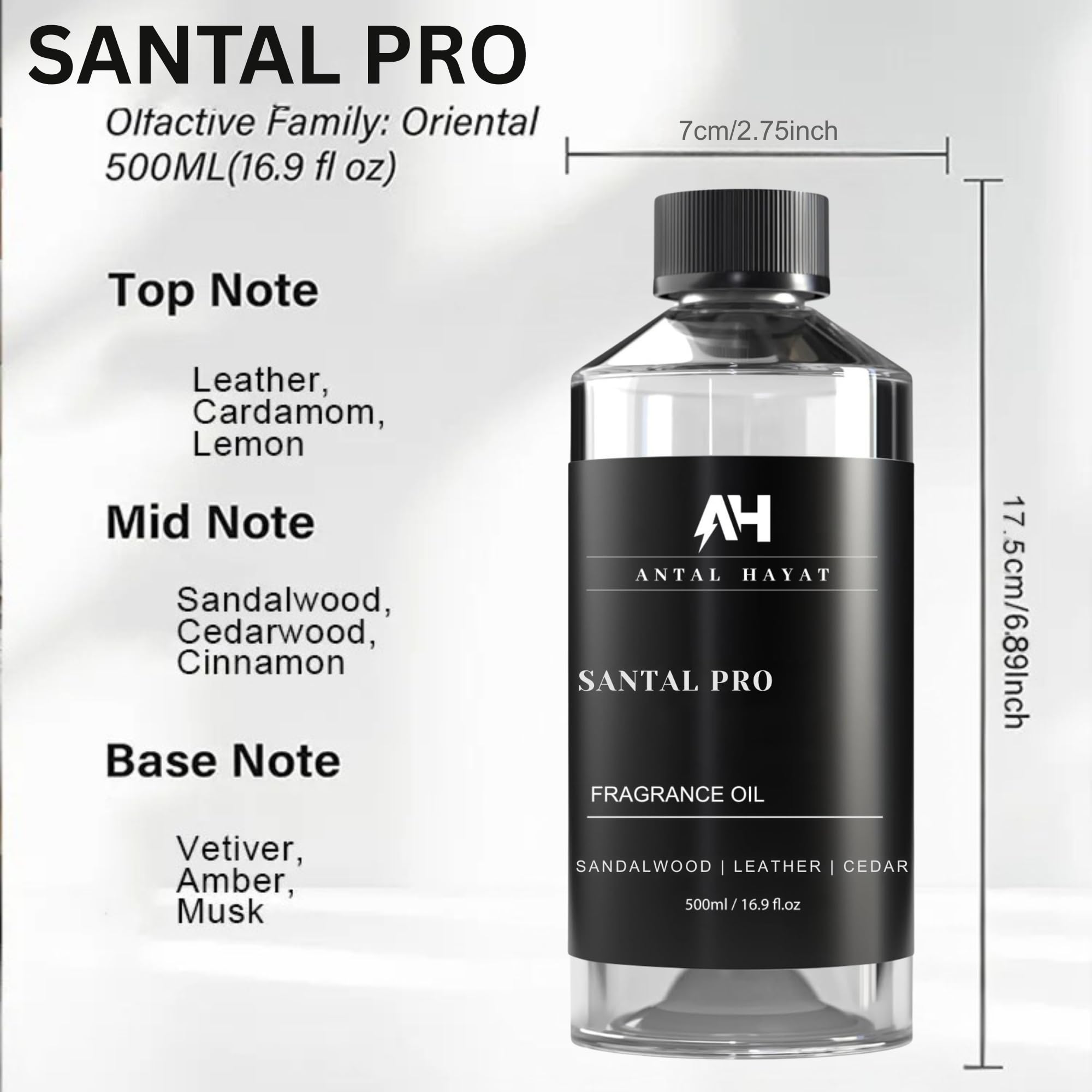 ANTAL HAYAT Diffuseur aromatique 500 ml – ambiance luxueuse à domicile