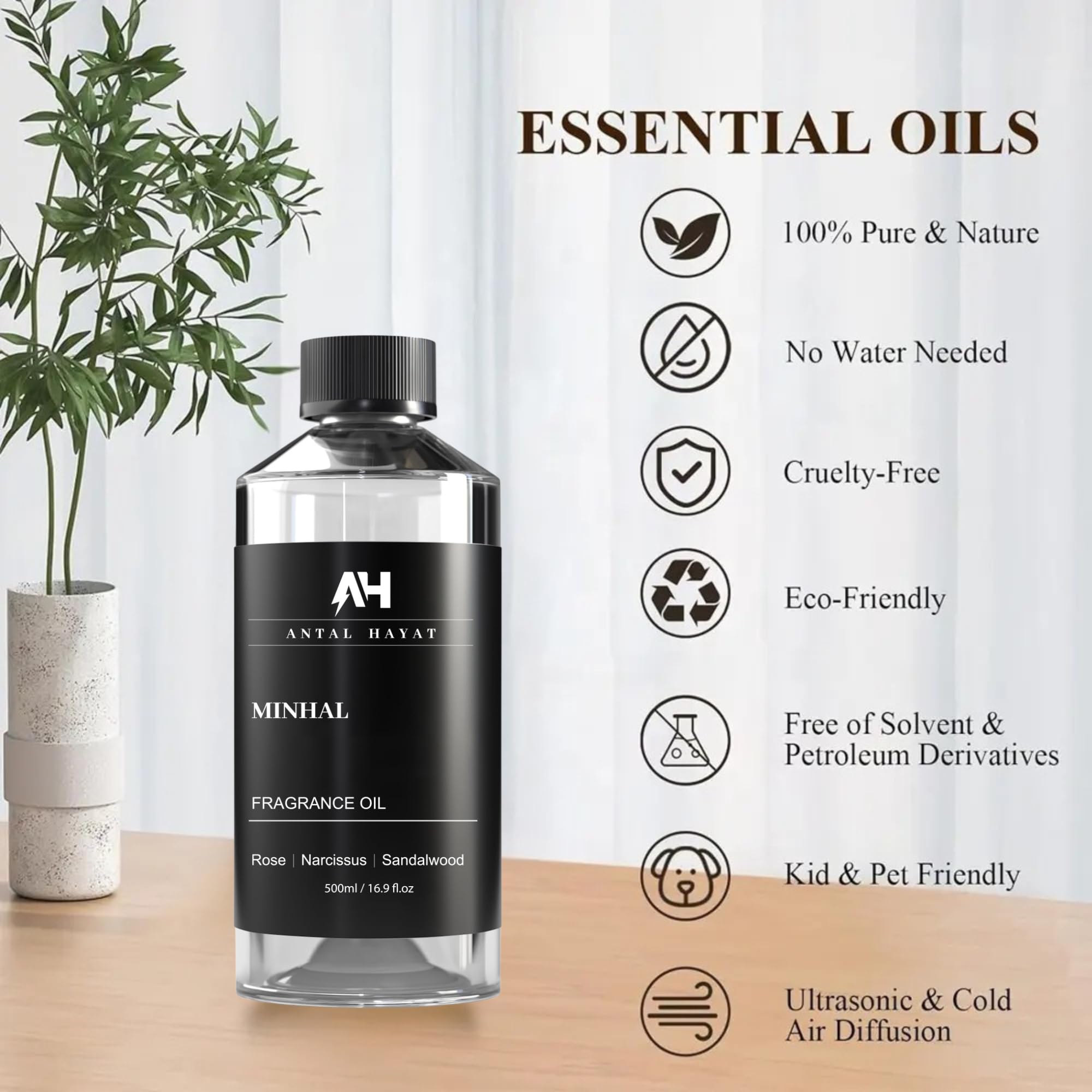 Minhal Iris de Nuit – Note Rose et Narcisse pour atmosphère florale
