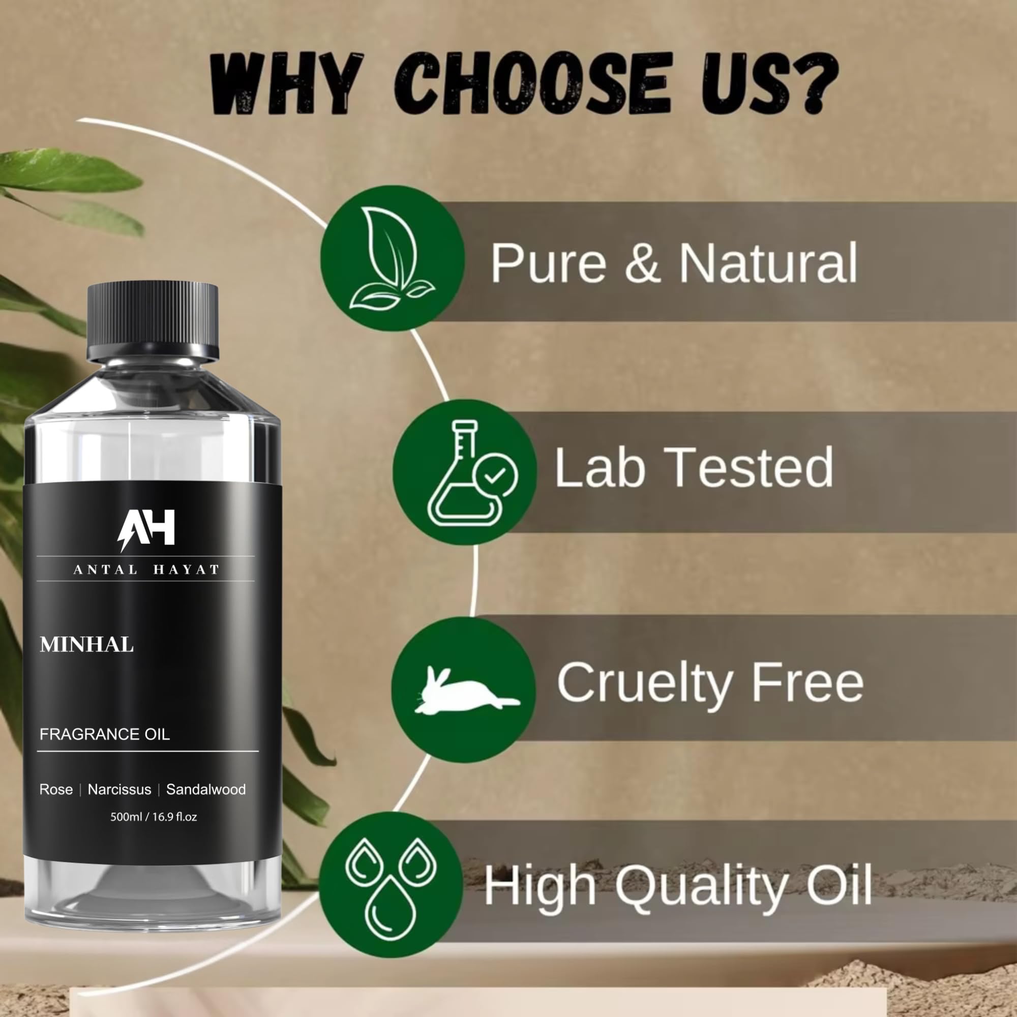 ANTAL HAYAT Minhal – Patchouli terreux pour chambre sereine et sophistiquée