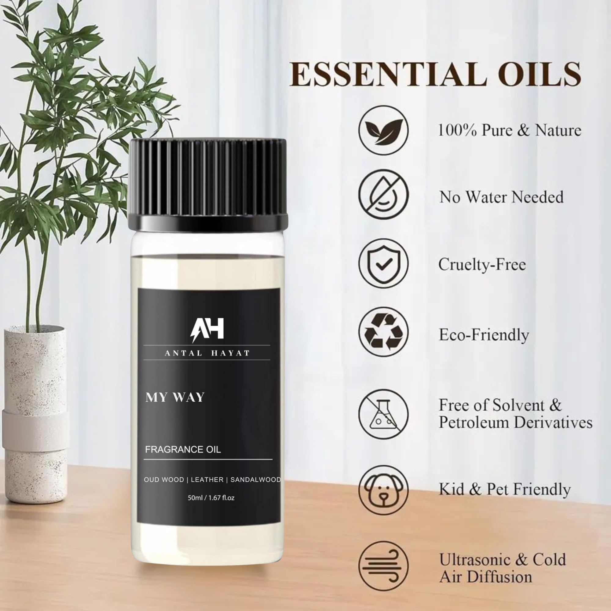 Arôme santal et iris My Way pour une ambiance chaleureuse et raffinée