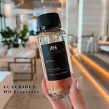Emballage bouteille noir My Way, esthétique discrète et moderne