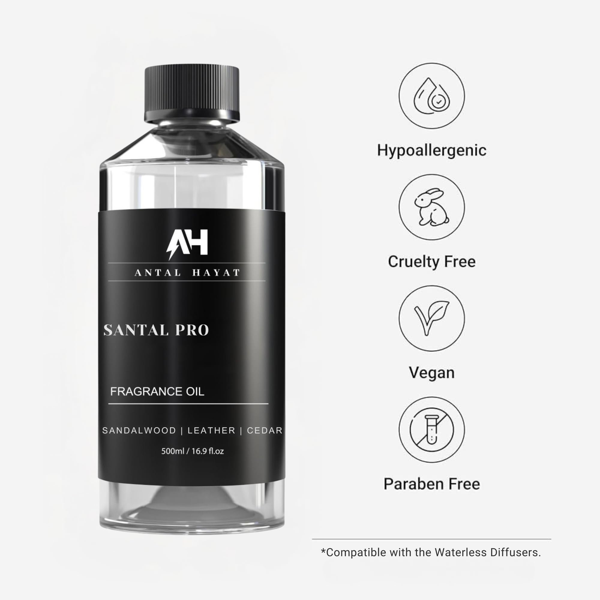 ANTAL HAYAT Notes Santal-Cuir-Cèdre – parfum profond pour espaces