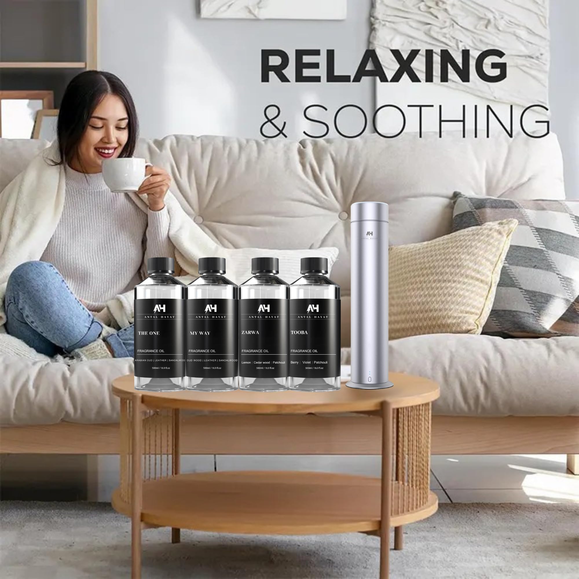 Oakmoss: finition terreuse qui complète le profil luxueux d'ANTAL HAYAT.