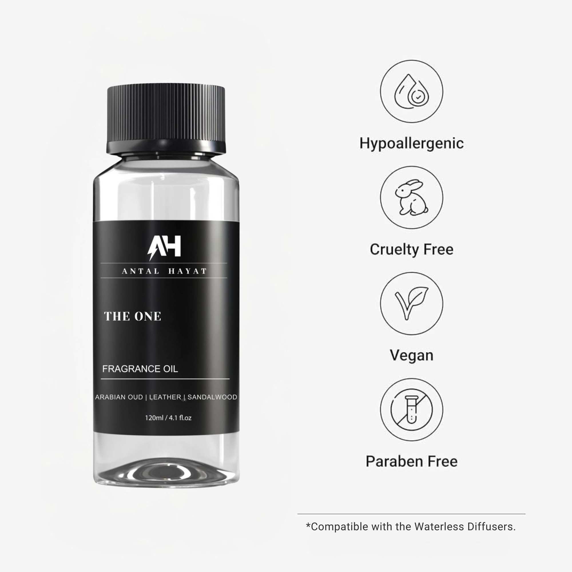 ANTAL HAYAT The One diffuseur huile 120ml sur table, diffusion discrète et durable.