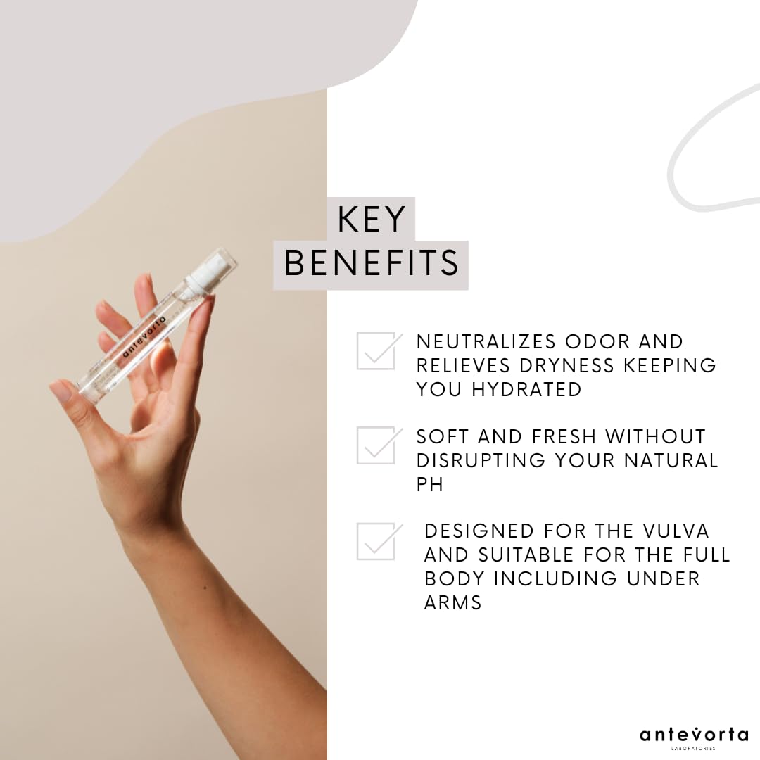 Antevorta spray hydratation quotidienne – maintient l'équilibre naturel de la zone intime.